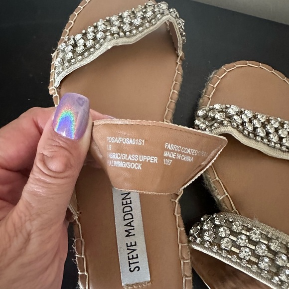 EUC Steve Madden Zendaya Espardrille Sandal - Picture 9 of 9